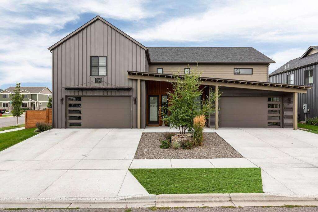 בוזמן Luxury Townhome On The Park With Bridger Mtn Views מראה חיצוני תמונה