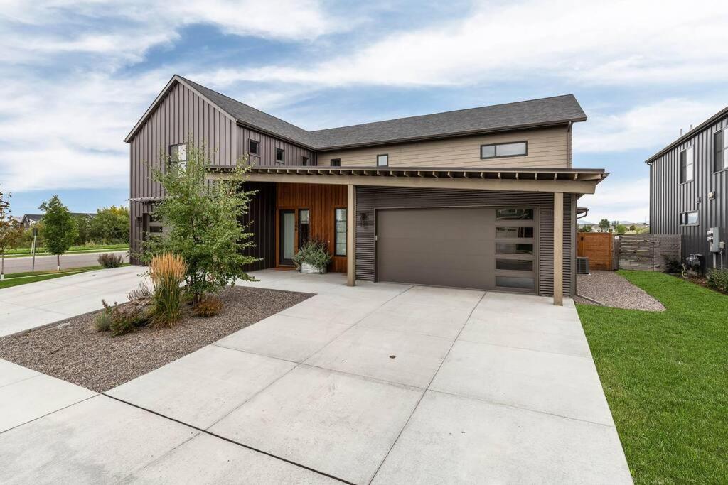 בוזמן Luxury Townhome On The Park With Bridger Mtn Views מראה חיצוני תמונה